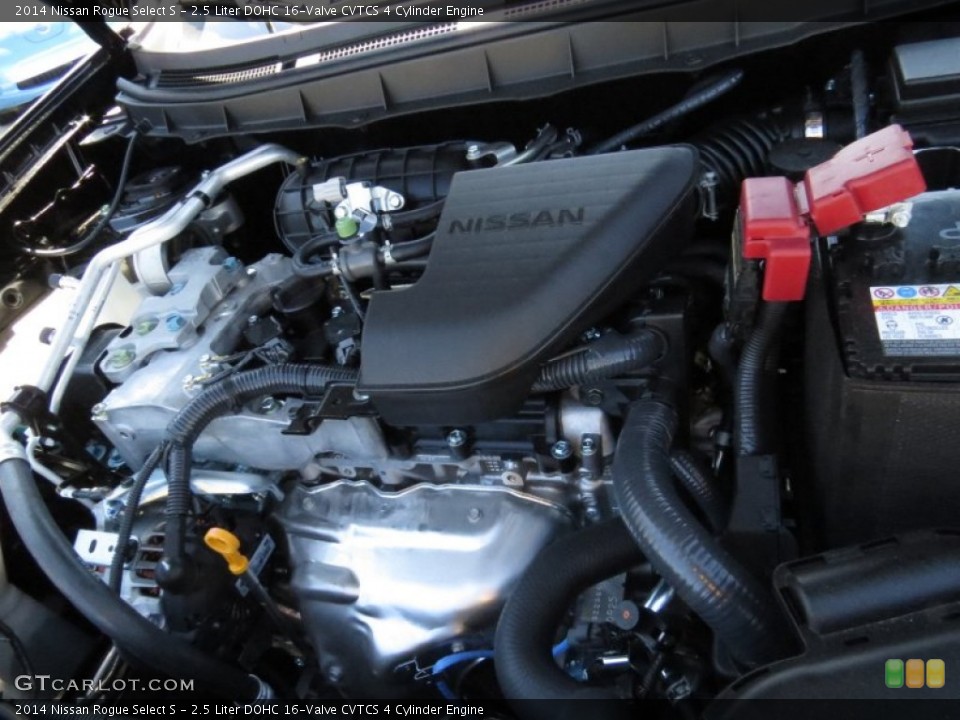 2.5 Liter DOHC 16-Valve CVTCS 4 Cylinder Engine for the 2014 Nissan Rogue Select #91890791