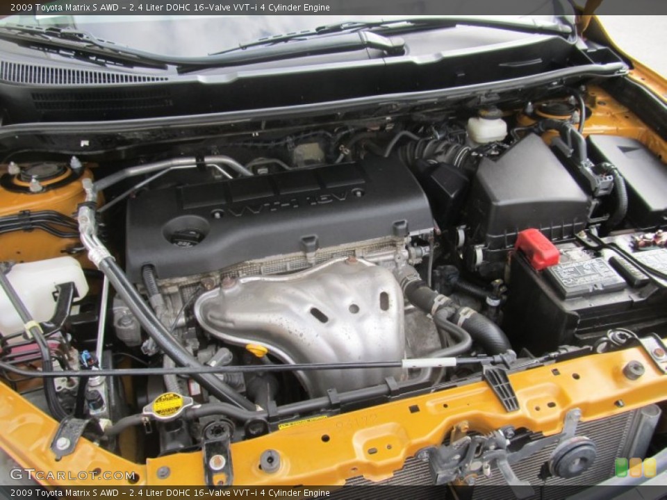 2.4 Liter DOHC 16-Valve VVT-i 4 Cylinder Engine for the 2009 Toyota Matrix #91926448