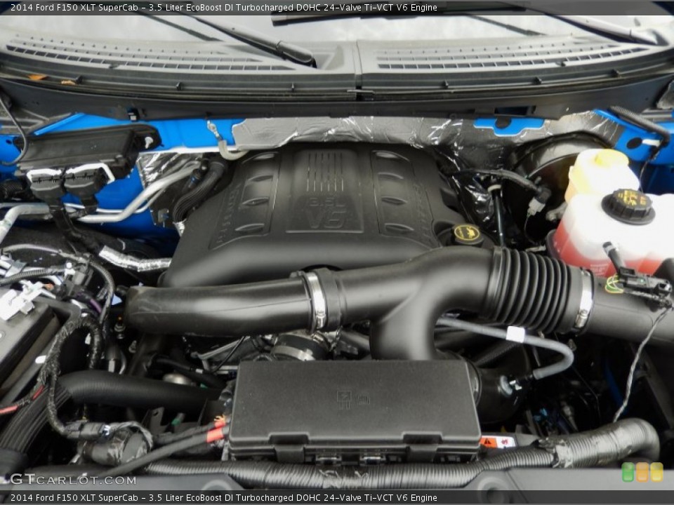 3.5 Liter EcoBoost DI Turbocharged DOHC 24-Valve Ti-VCT V6 Engine for the 2014 Ford F150 #91962773