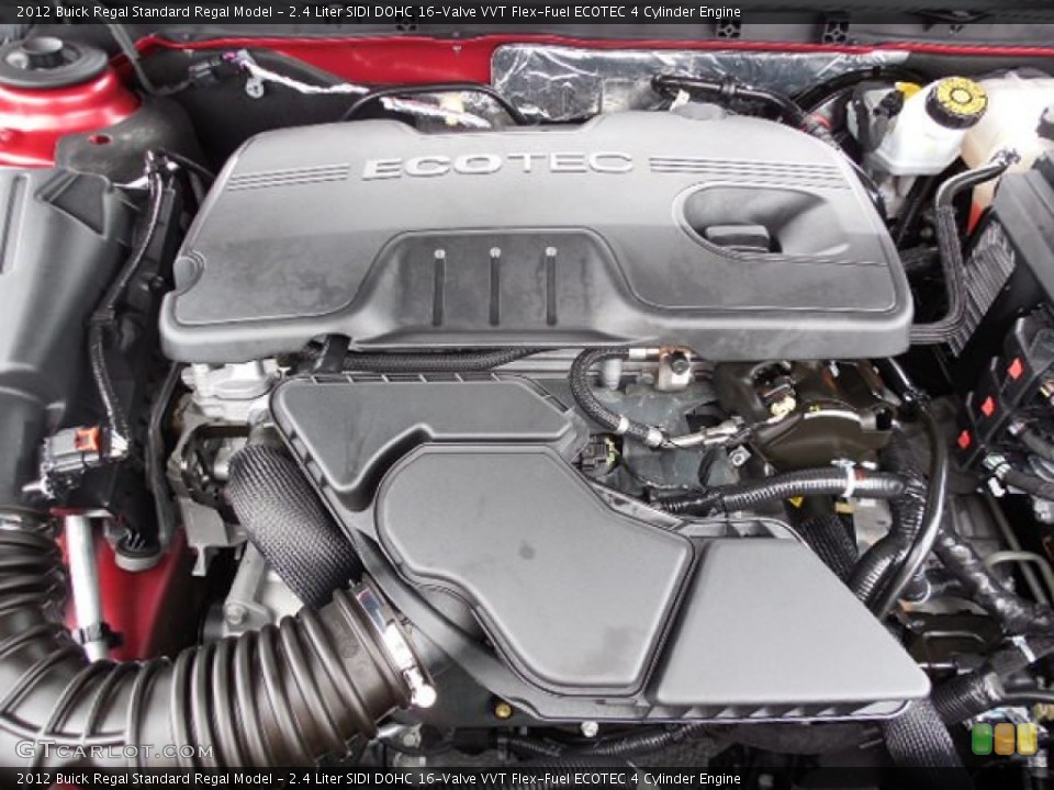 2.4 Liter SIDI DOHC 16-Valve VVT Flex-Fuel ECOTEC 4 Cylinder 2012 Buick Regal Engine