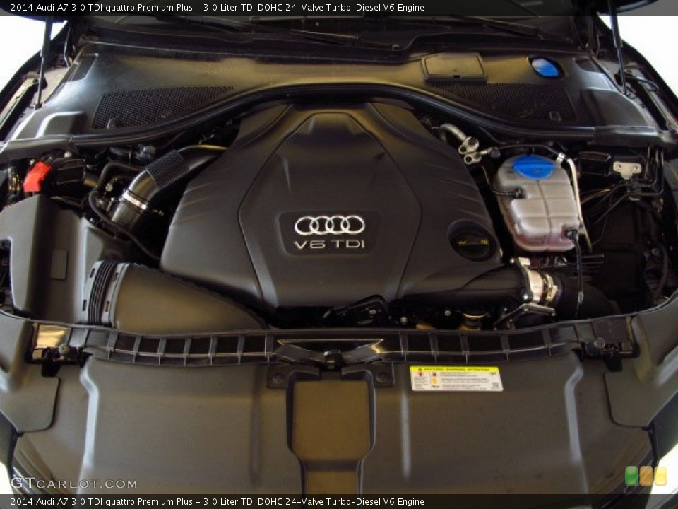 3.0 Liter TDI DOHC 24-Valve Turbo-Diesel V6 Engine for the 2014 Audi A7 #92009393
