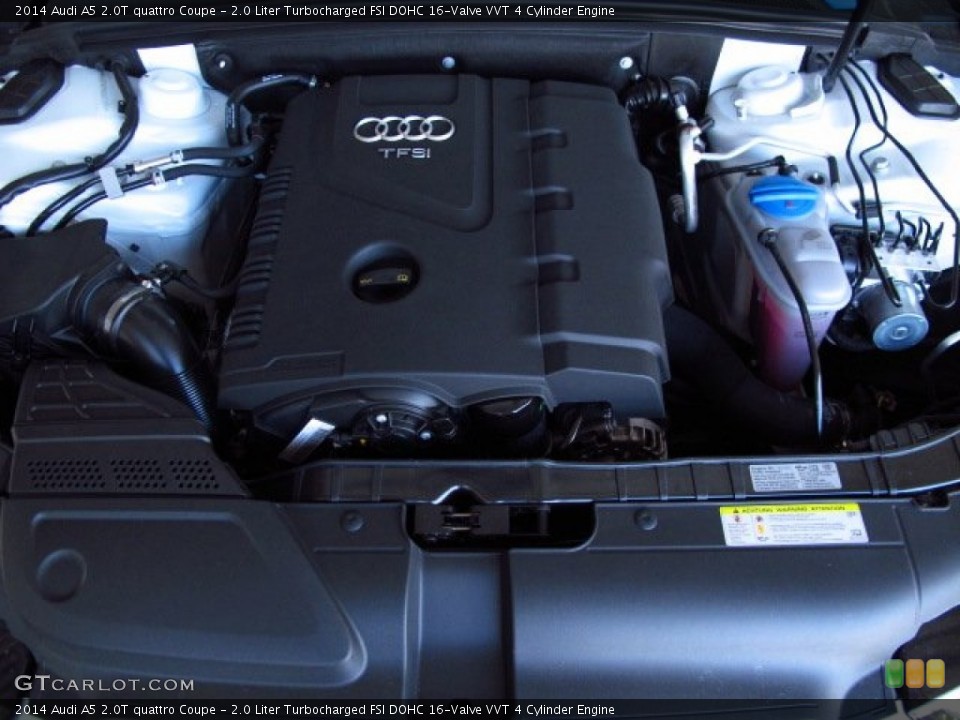 2.0 Liter Turbocharged FSI DOHC 16-Valve VVT 4 Cylinder Engine for the 2014 Audi A5 #92013728