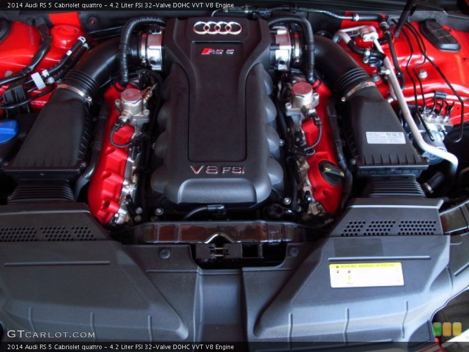 4.2 Liter FSI 32-Valve DOHC VVT V8 Engine for the 2014 Audi RS 5 #92035001