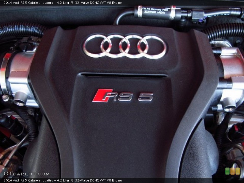 4.2 Liter FSI 32-Valve DOHC VVT V8 Engine for the 2014 Audi RS 5 #92035013