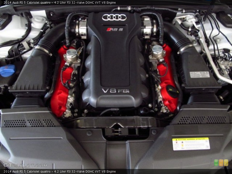 4.2 Liter FSI 32-Valve DOHC VVT V8 Engine for the 2014 Audi RS 5 #92035268