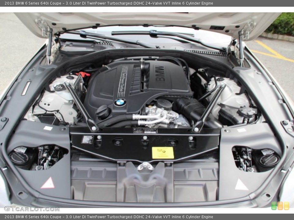 3.0 Liter DI TwinPower Turbocharged DOHC 24-Valve VVT Inline 6 Cylinder Engine for the 2013 BMW 6 Series #92060828