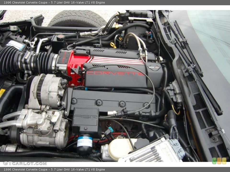5.7 Liter OHV 16-Valve LT1 V8 Engine for the 1996 Chevrolet Corvette #92061398