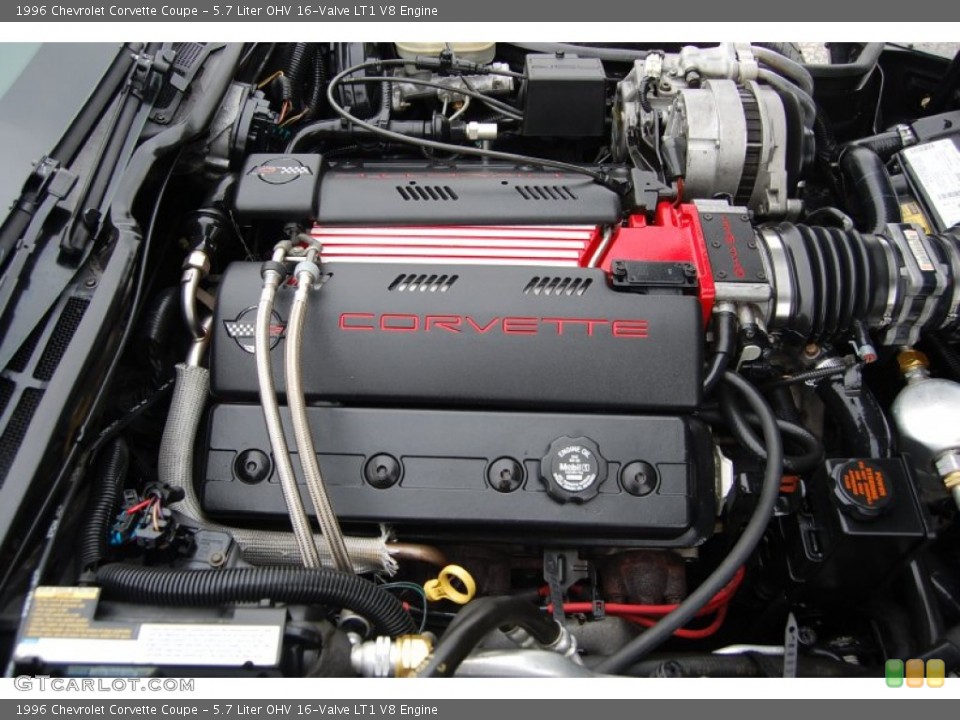 5.7 Liter OHV 16-Valve LT1 V8 Engine for the 1996 Chevrolet Corvette #92061512