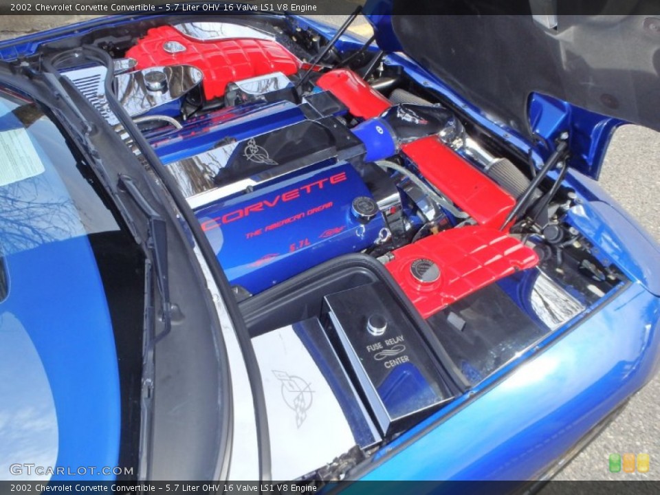 5.7 Liter OHV 16 Valve LS1 V8 Engine for the 2002 Chevrolet Corvette #92077850