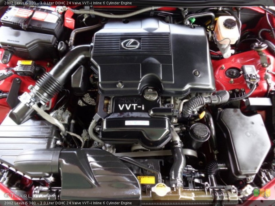 3.0 Liter DOHC 24 Valve VVT-i Inline 6 Cylinder Engine for the 2002 Lexus IS #92107946