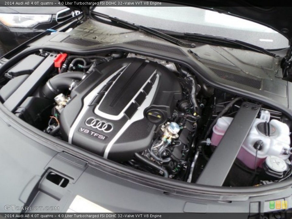 4.0 Liter Turbocharged FSI DOHC 32-Valve VVT V8 Engine for the 2014 Audi A8 #92115254