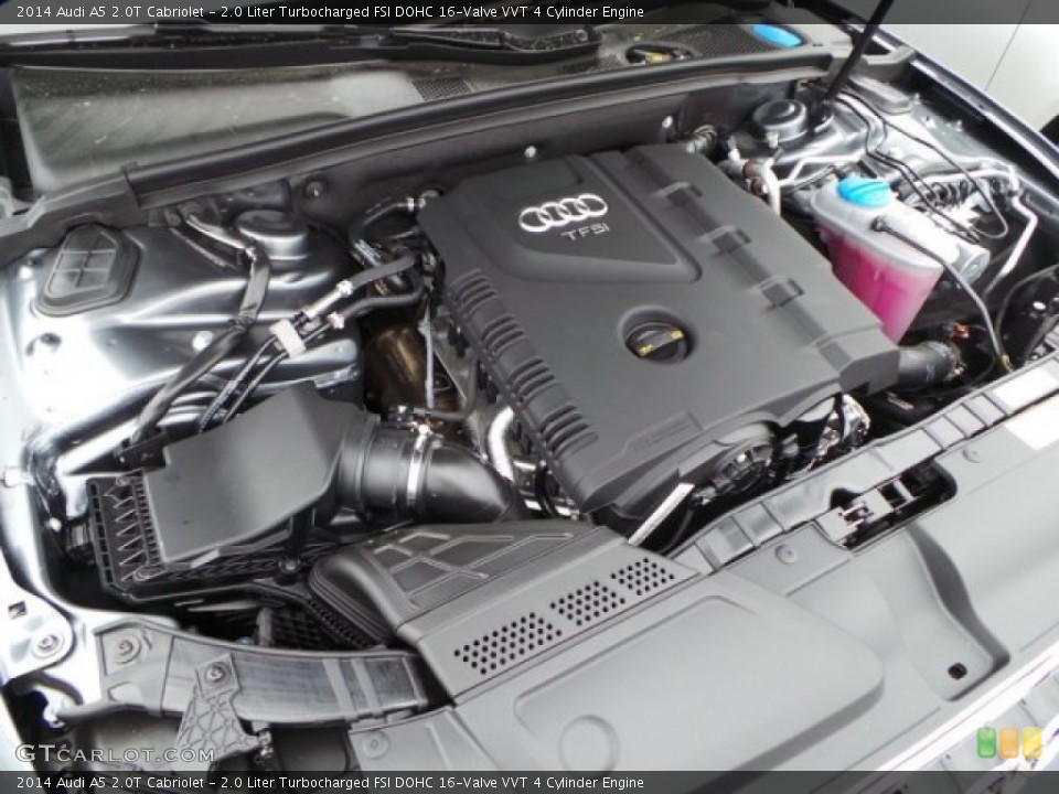 2.0 Liter Turbocharged FSI DOHC 16-Valve VVT 4 Cylinder Engine for the 2014 Audi A5 #92115938