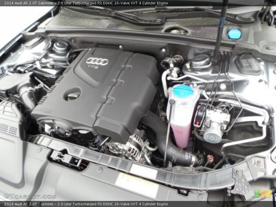2.0 Liter Turbocharged FSI DOHC 16-Valve VVT 4 Cylinder Engine for the 2014 Audi A5 #92115960