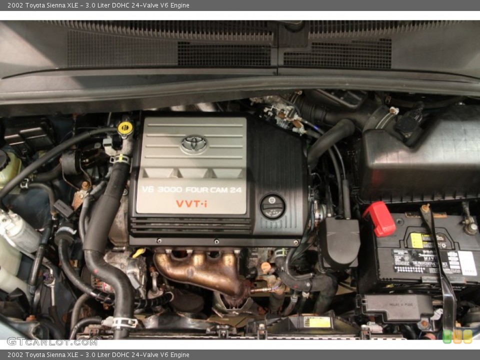 3.0 Liter DOHC 24-Valve V6 Engine for the 2002 Toyota Sienna #92116180