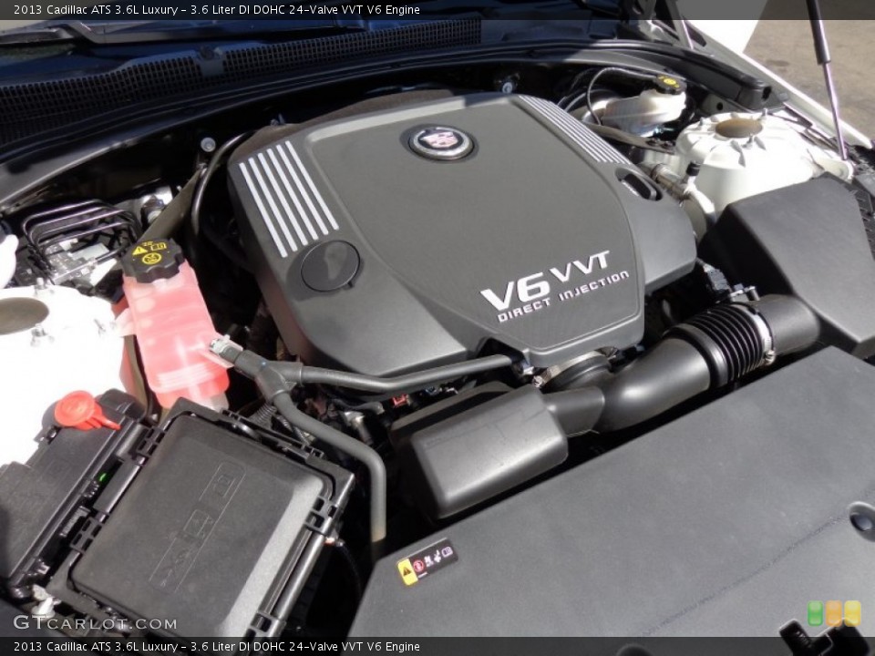 3.6 Liter DI DOHC 24-Valve VVT V6 2013 Cadillac ATS Engine