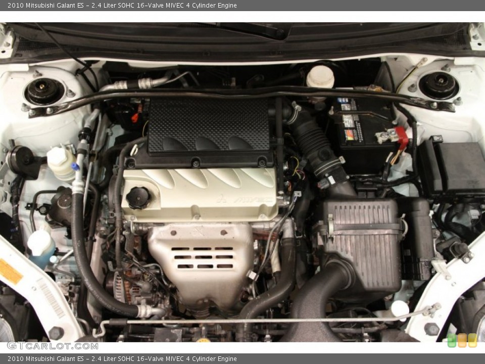 2.4 Liter SOHC 16-Valve MIVEC 4 Cylinder 2010 Mitsubishi Galant Engine