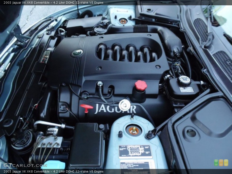 4.2 Liter DOHC 32-Valve V8 2003 Jaguar XK Engine