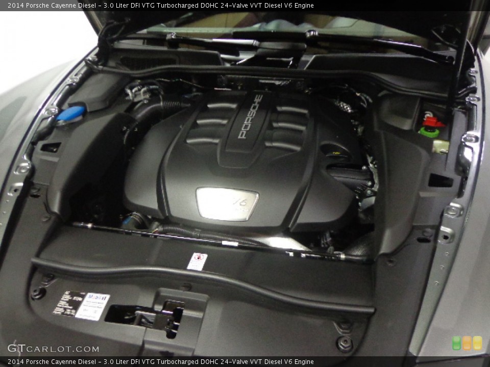 3.0 Liter DFI VTG Turbocharged DOHC 24-Valve VVT Diesel V6 Engine for the 2014 Porsche Cayenne #92153491