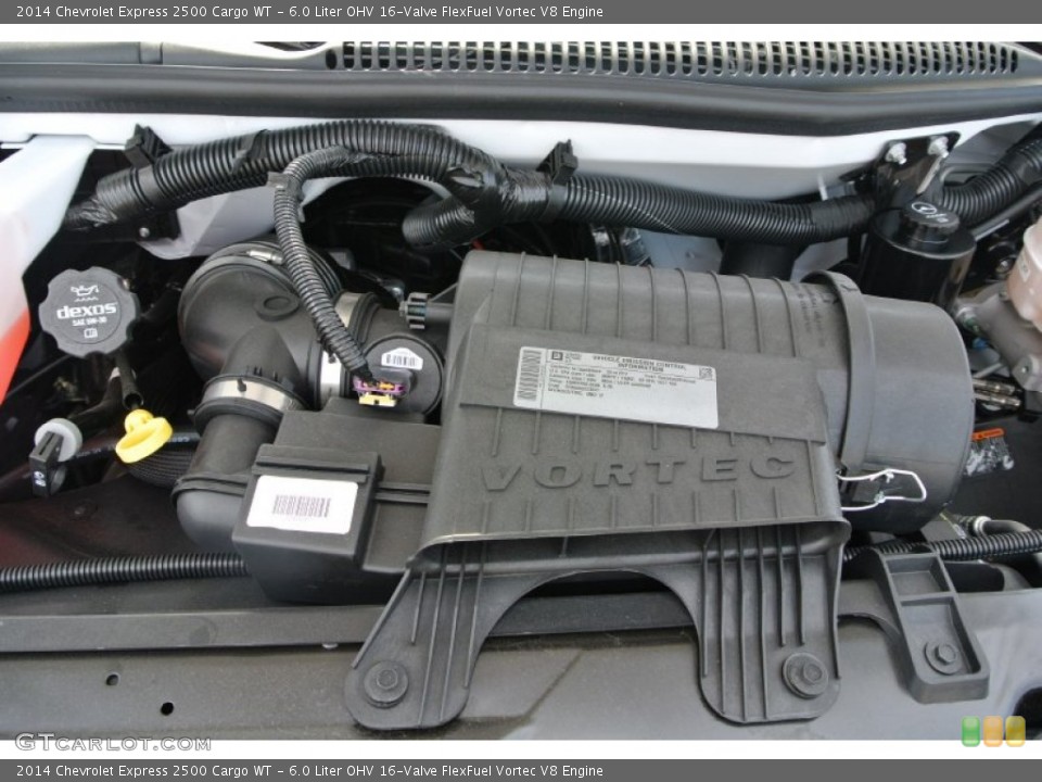 6.0 Liter OHV 16-Valve FlexFuel Vortec V8 Engine for the 2014 Chevrolet Express #92156884