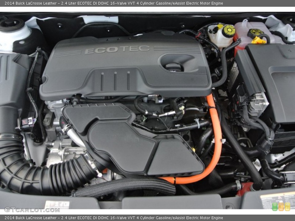 2.4 Liter ECOTEC DI DOHC 16-Valve VVT 4 Cylinder Gasoline/eAssist Electric Motor 2014 Buick LaCrosse Engine