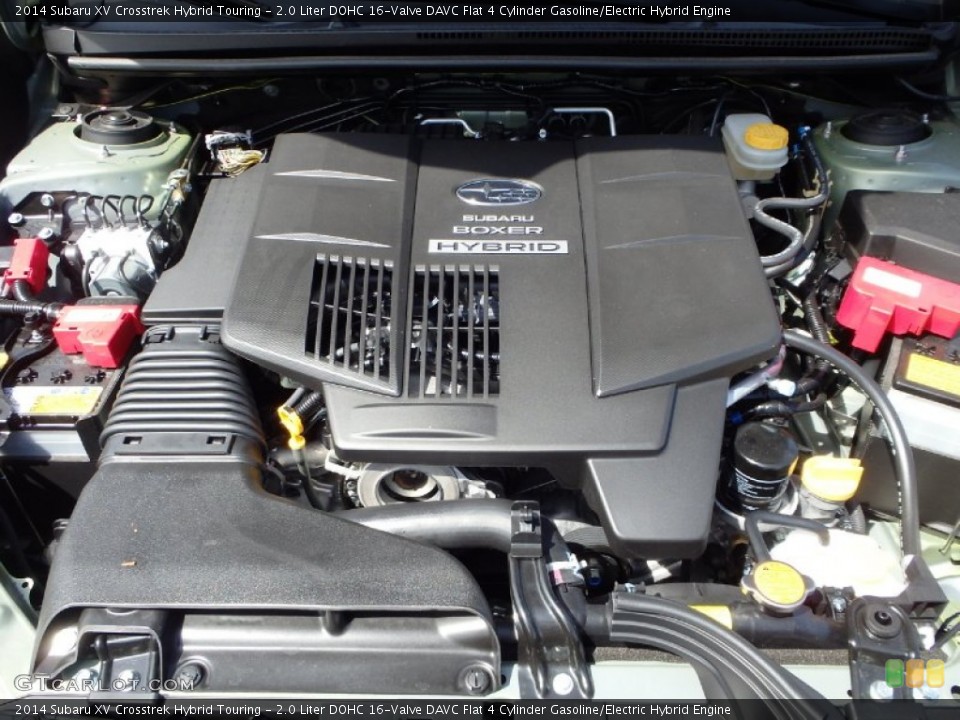 2.0 Liter DOHC 16-Valve DAVC Flat 4 Cylinder Gasoline/Electric Hybrid Engine for the 2014 Subaru XV Crosstrek #92176768
