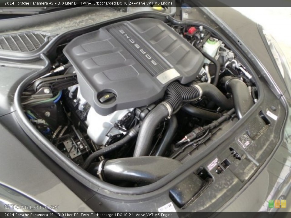 3.0 Liter DFI Twin-Turbocharged DOHC 24-Valve VVT V6 Engine for the 2014 Porsche Panamera #92183758