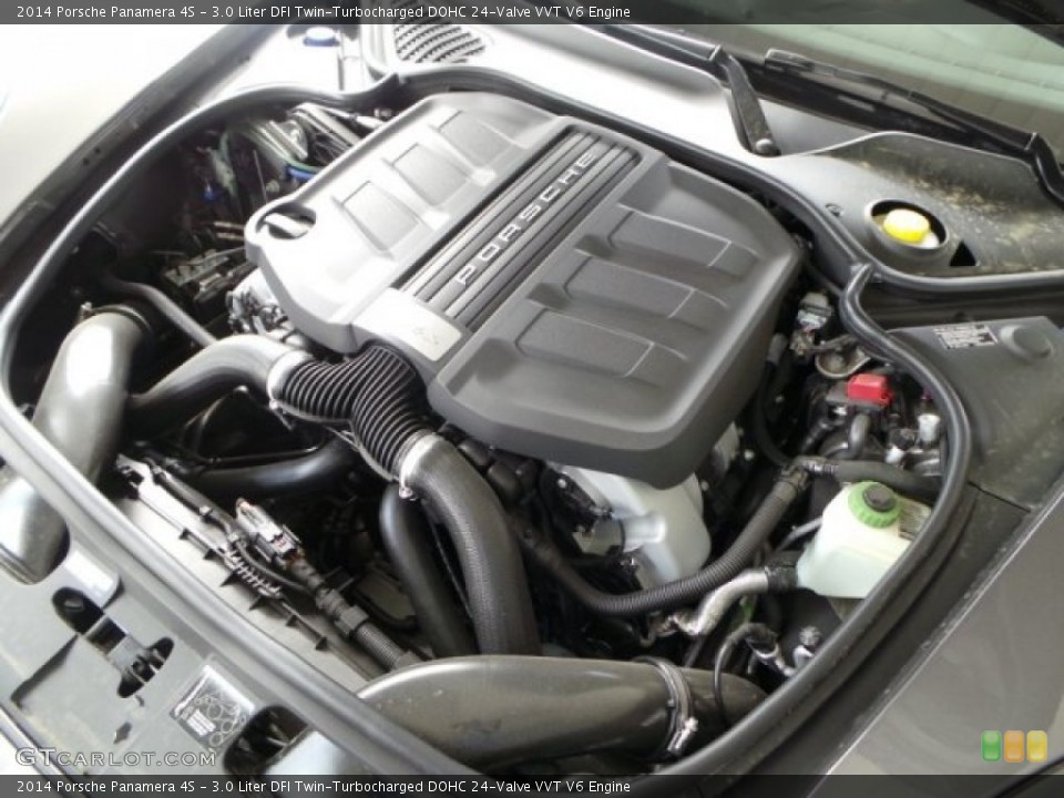 3.0 Liter DFI Twin-Turbocharged DOHC 24-Valve VVT V6 Engine for the 2014 Porsche Panamera #92183776