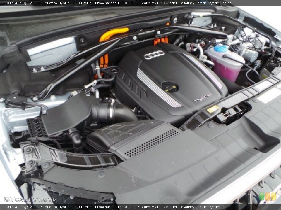 2.0 Liter h Turbocharged FSI DOHC 16-Valve VVT 4 Cylinder Gasoline/Electric Hybrid Engine for the 2014 Audi Q5 #92186374