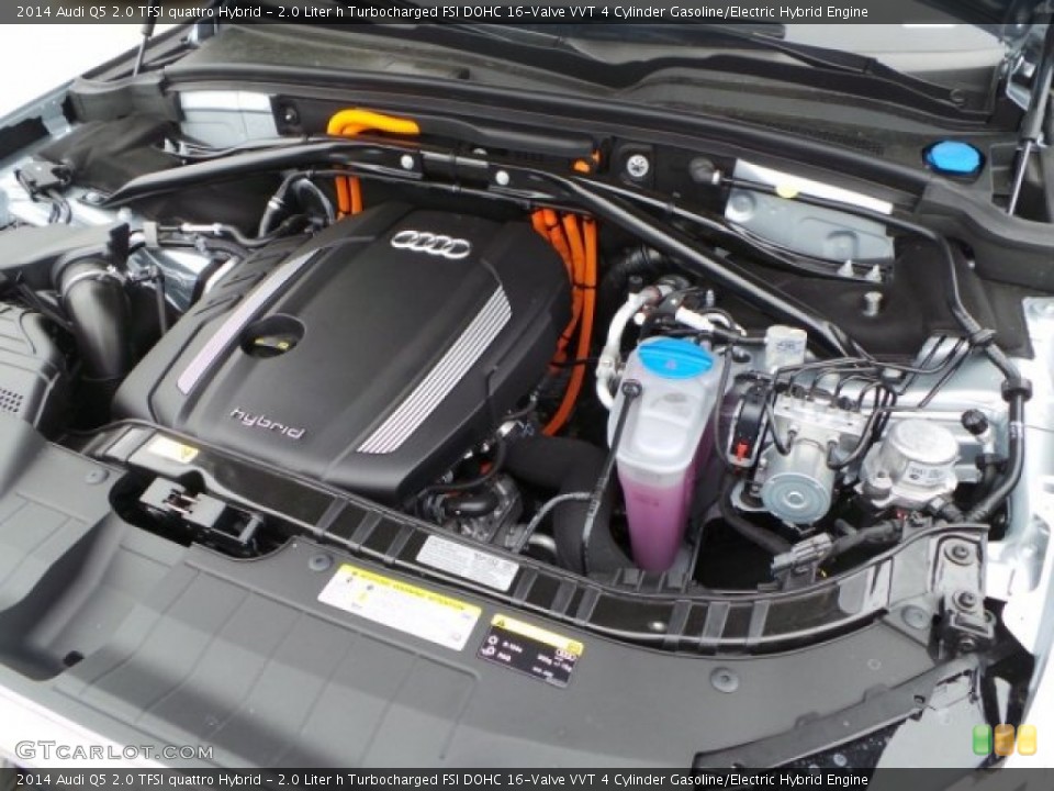 2.0 Liter h Turbocharged FSI DOHC 16-Valve VVT 4 Cylinder Gasoline/Electric Hybrid Engine for the 2014 Audi Q5 #92186389