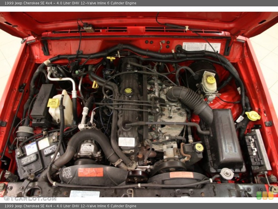 4.0 Liter OHV 12-Valve Inline 6 Cylinder Engine for the 1999 Jeep Cherokee #92198188