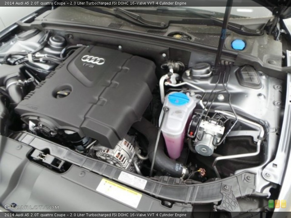 2.0 Liter Turbocharged FSI DOHC 16-Valve VVT 4 Cylinder Engine for the 2014 Audi A5 #92199466
