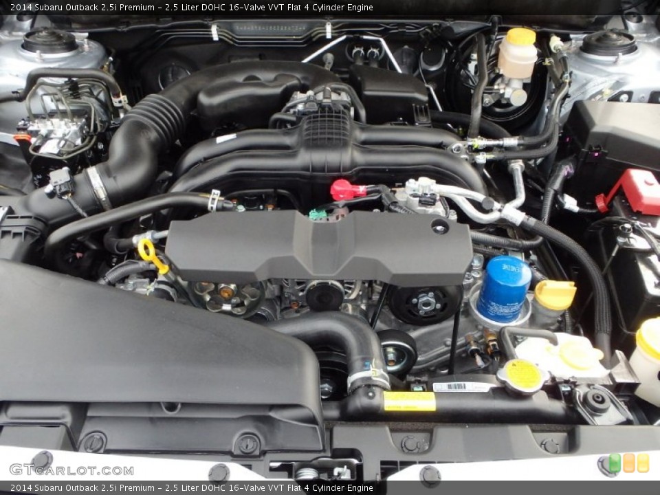 2.5 Liter DOHC 16-Valve VVT Flat 4 Cylinder Engine for the 2014 Subaru Outback #92208436