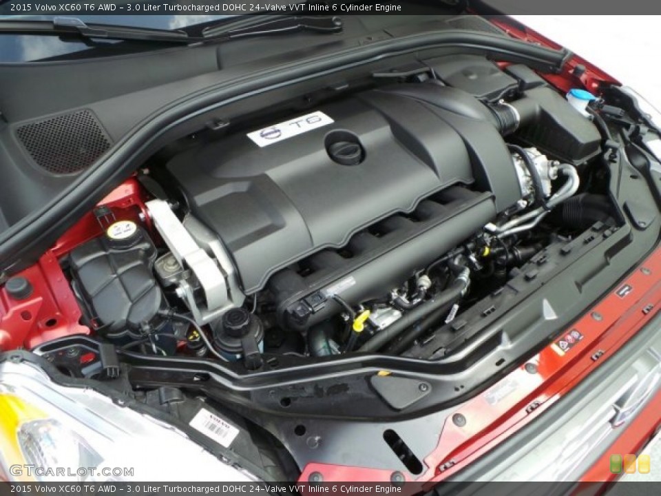 3.0 Liter Turbocharged DOHC 24-Valve VVT Inline 6 Cylinder Engine for the 2015 Volvo XC60 #92218651