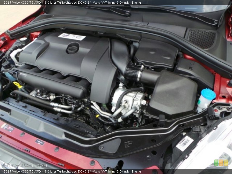 3.0 Liter Turbocharged DOHC 24-Valve VVT Inline 6 Cylinder Engine for the 2015 Volvo XC60 #92218666
