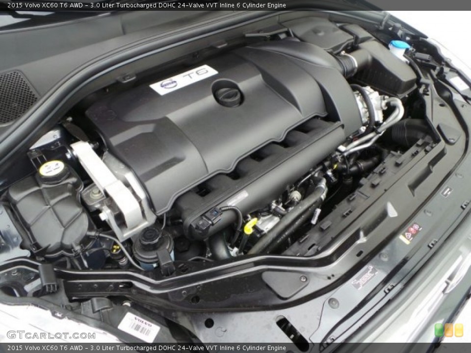 3.0 Liter Turbocharged DOHC 24-Valve VVT Inline 6 Cylinder Engine for the 2015 Volvo XC60 #92219320