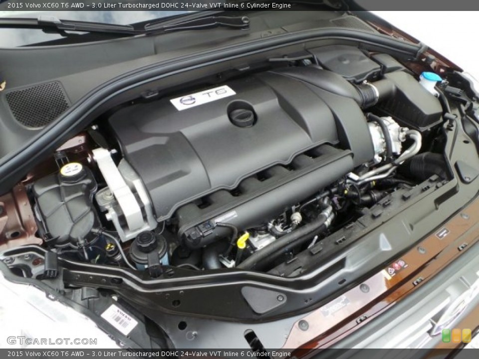 3.0 Liter Turbocharged DOHC 24-Valve VVT Inline 6 Cylinder Engine for the 2015 Volvo XC60 #92220434
