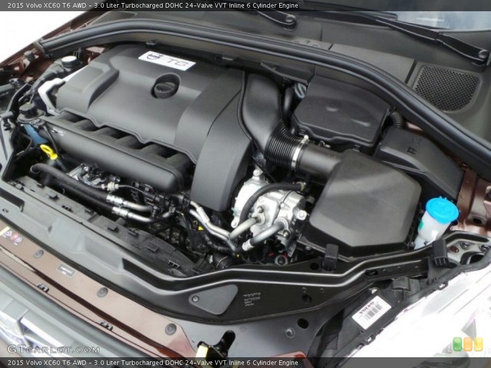 3.0 Liter Turbocharged DOHC 24-Valve VVT Inline 6 Cylinder Engine for the 2015 Volvo XC60 #92220451