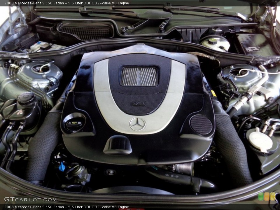 5.5 Liter DOHC 32-Valve V8 Engine for the 2008 Mercedes-Benz S #92229610