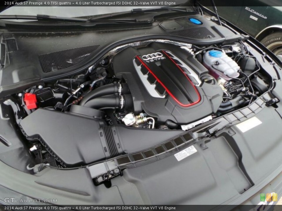 4.0 Liter Turbocharged FSI DOHC 32-Valve VVT V8 Engine for the 2014 Audi S7 #92236889