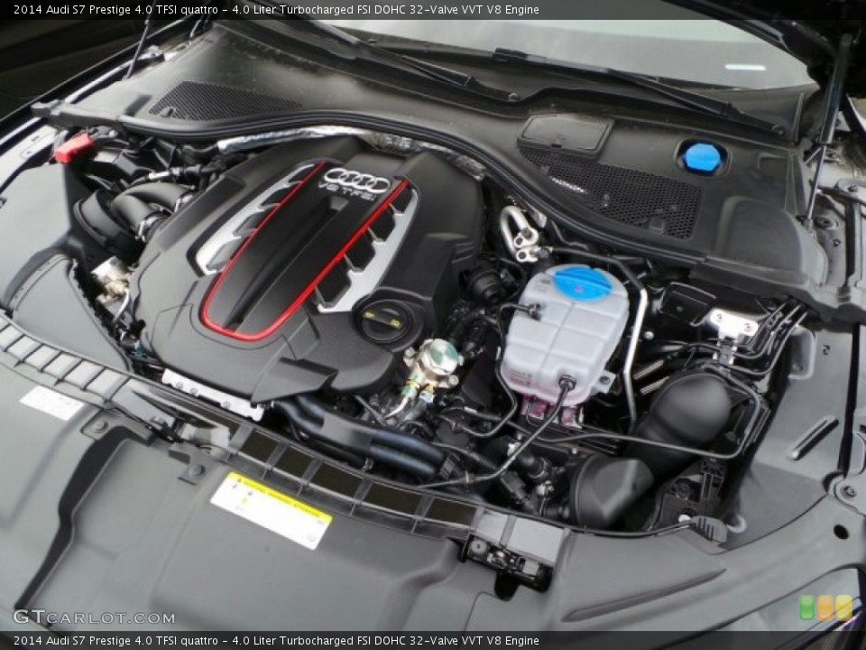 4.0 Liter Turbocharged FSI DOHC 32-Valve VVT V8 Engine for the 2014 Audi S7 #92236892