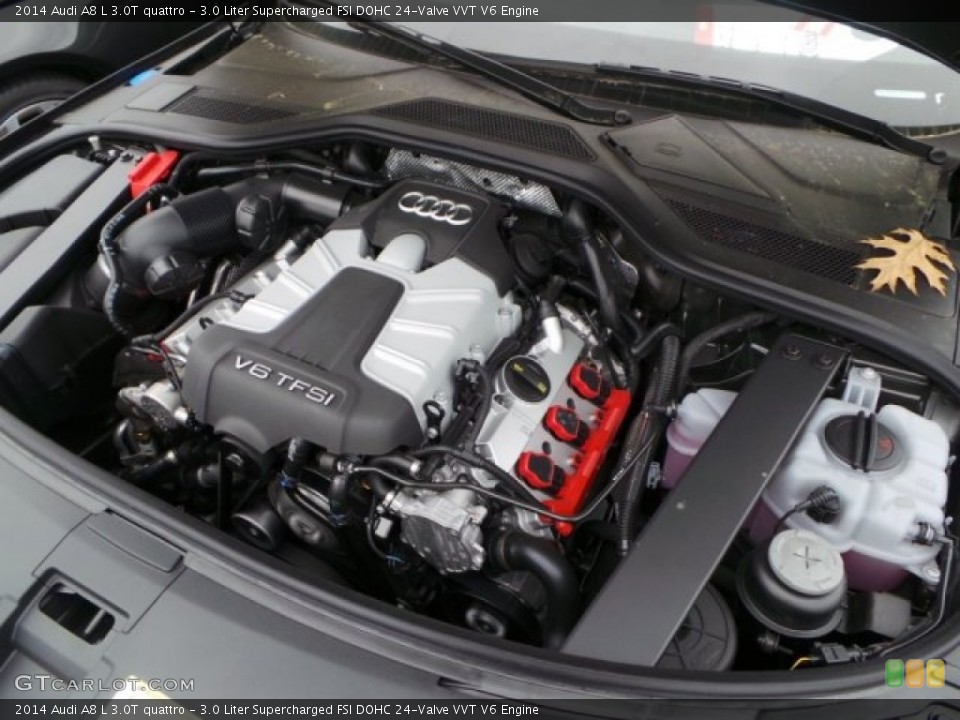 3.0 Liter Supercharged FSI DOHC 24-Valve VVT V6 Engine for the 2014 Audi A8 #92237573