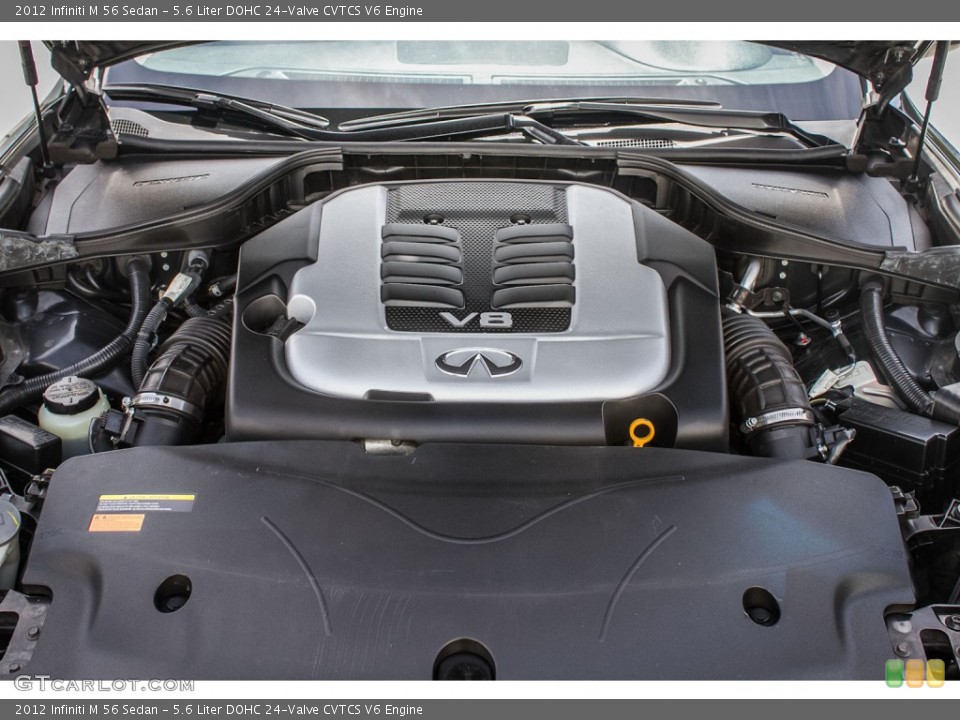 5.6 Liter DOHC 24-Valve CVTCS V6 2012 Infiniti M Engine