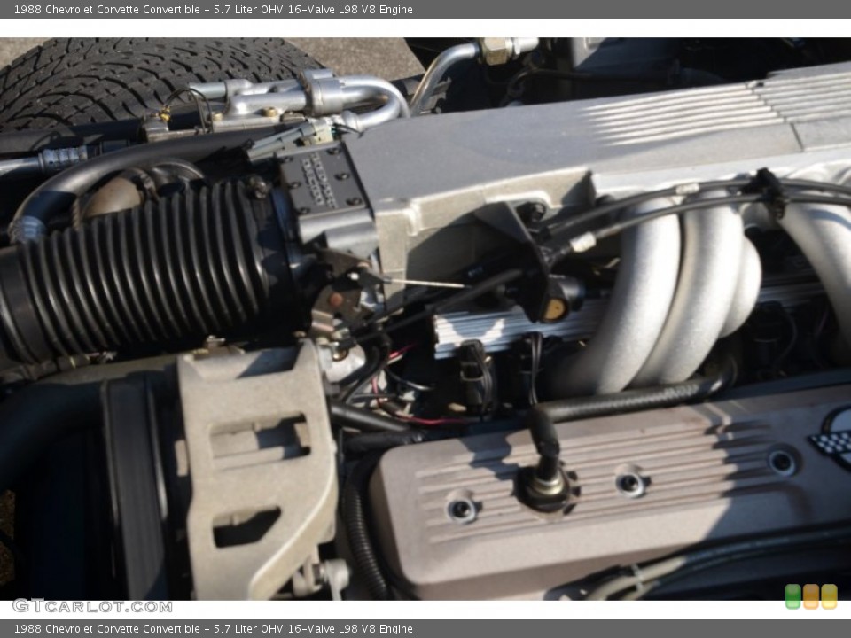 5.7 Liter OHV 16-Valve L98 V8 Engine for the 1988 Chevrolet Corvette #92266445