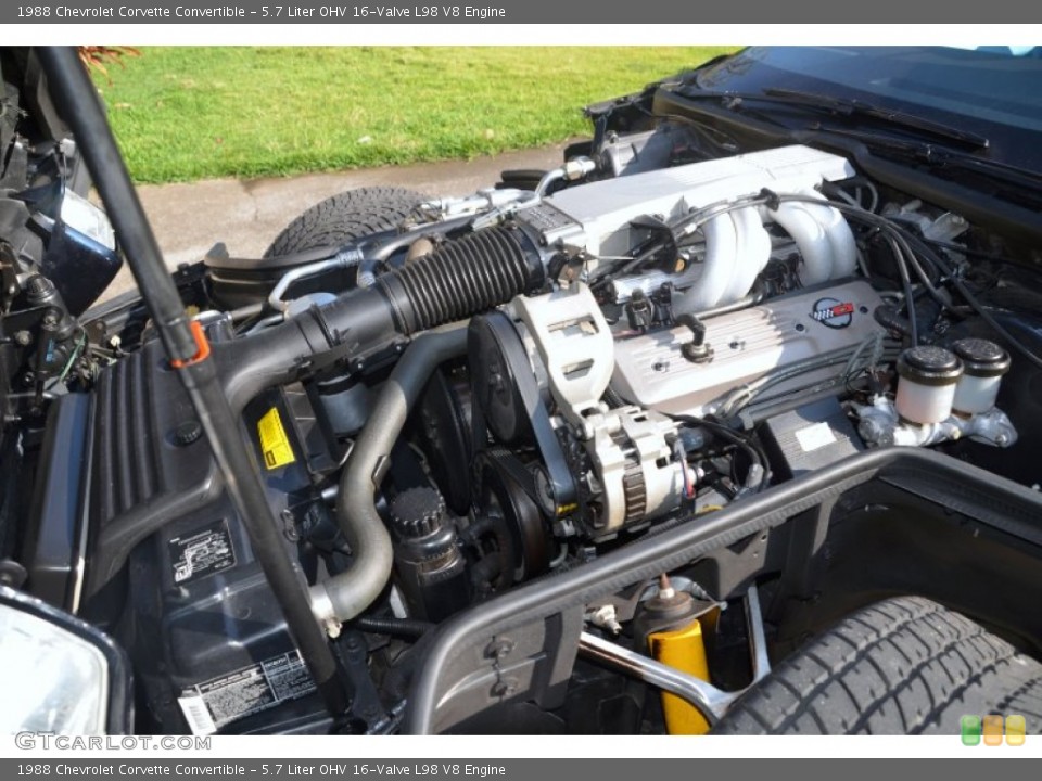 5.7 Liter OHV 16-Valve L98 V8 Engine for the 1988 Chevrolet Corvette #92266471