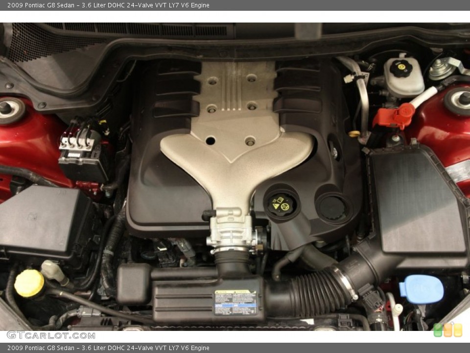 3.6 Liter DOHC 24-Valve VVT LY7 V6 2009 Pontiac G8 Engine