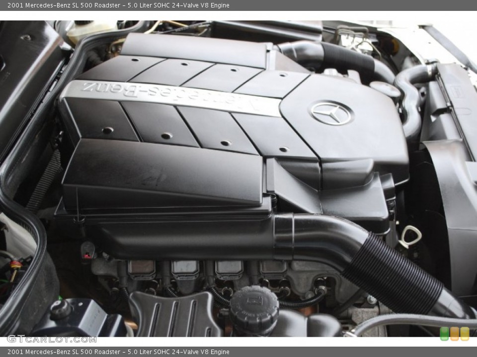 5.0 Liter SOHC 24-Valve V8 2001 Mercedes-Benz SL Engine