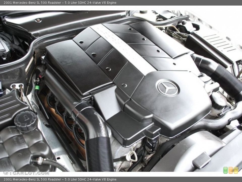 5.0 Liter SOHC 24-Valve V8 Engine for the 2001 Mercedes-Benz SL #92273109