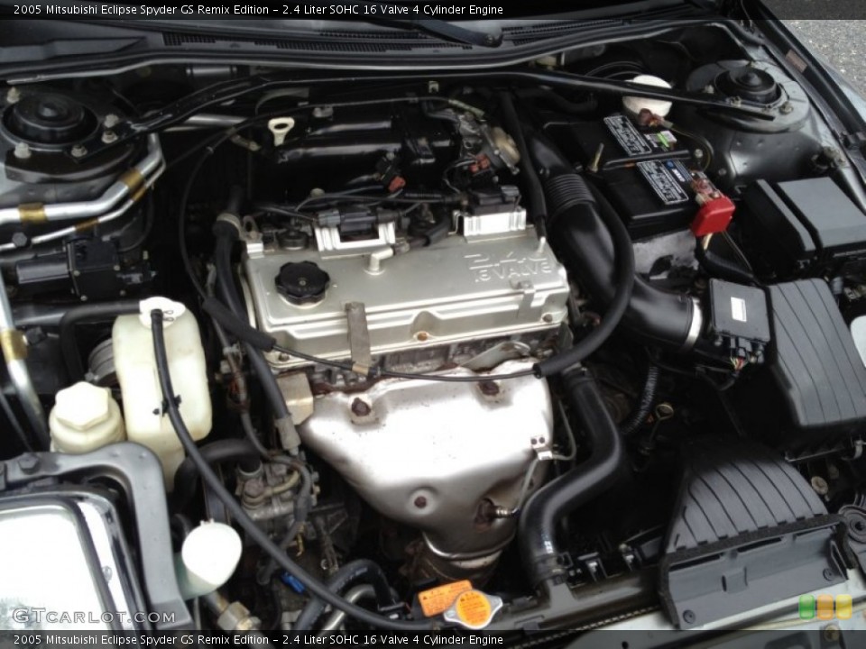 2.4 Liter SOHC 16 Valve 4 Cylinder Engine for the 2005 Mitsubishi Eclipse #92319861