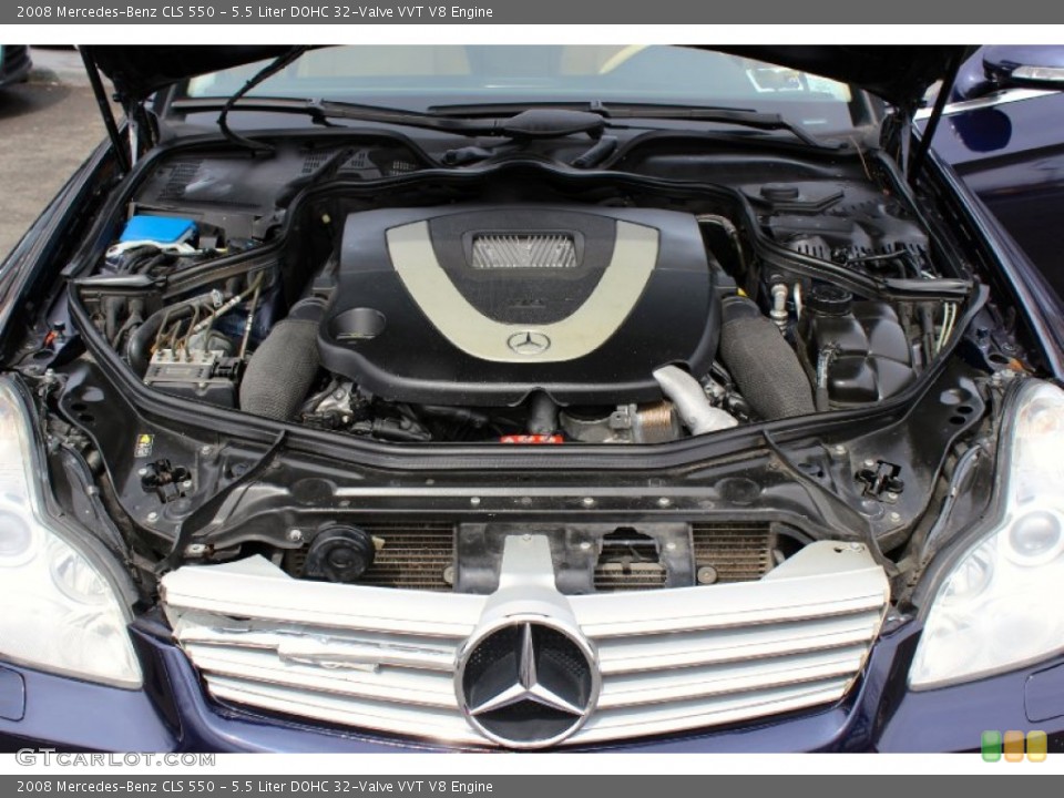 5.5 Liter DOHC 32-Valve VVT V8 2008 Mercedes-Benz CLS Engine