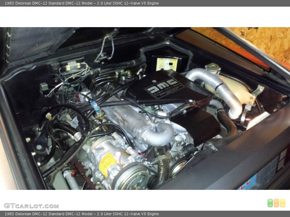 2.9 Liter SOHC 12-Valve V6 1983 Delorean DMC-12 Engine